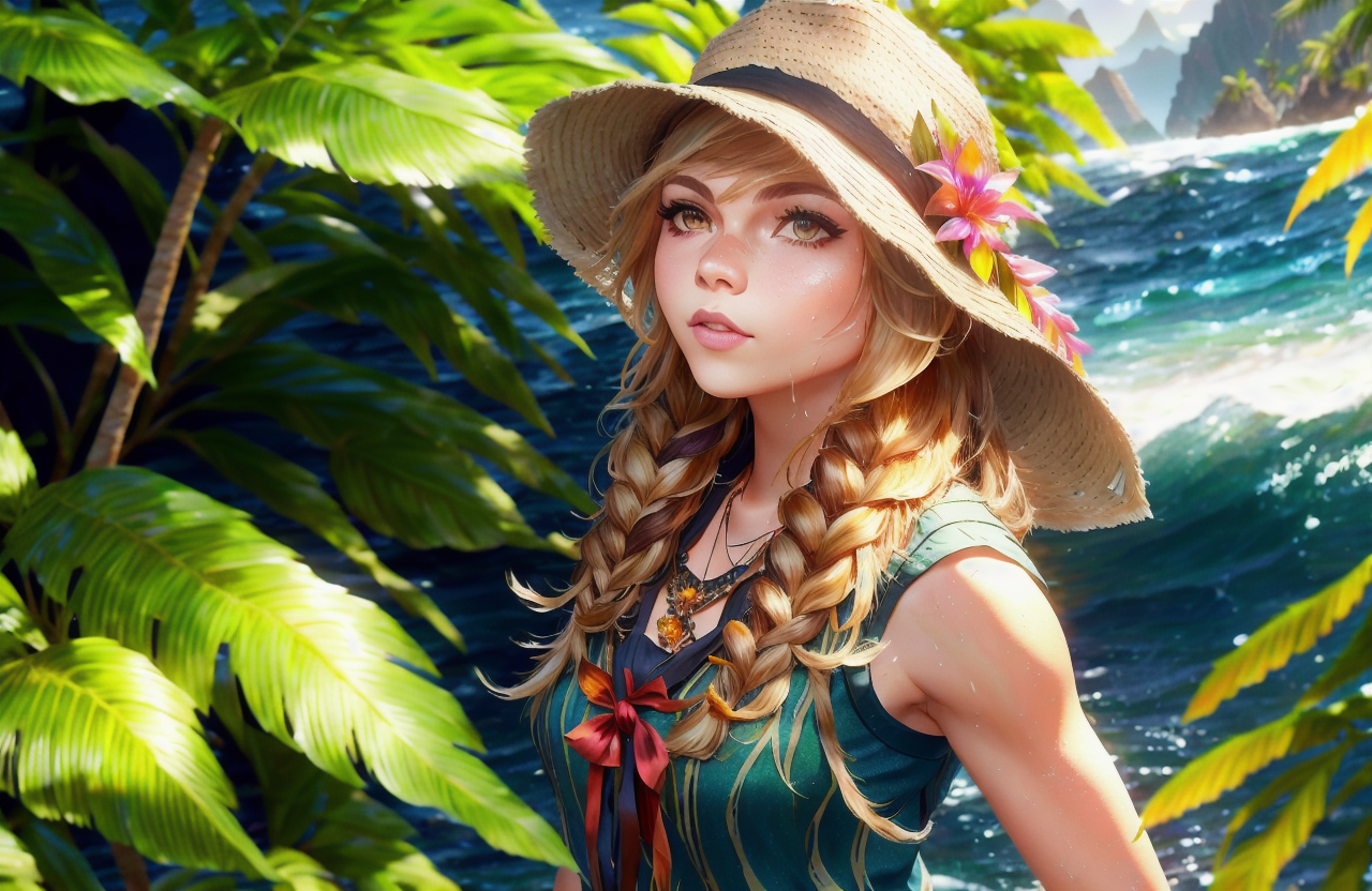 20221221113617-2458918836-Style-Moana epic mountain and coastline background, award winning portrait photo of a beautiful Style-Neeko,wearing a torn blous.png